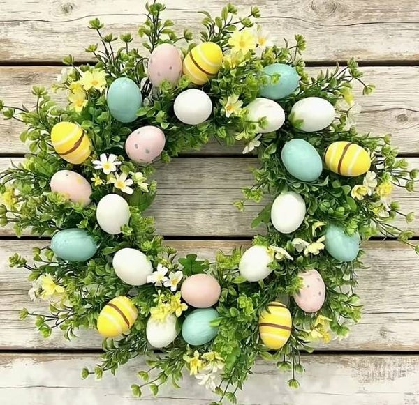 Couronne de pâques en Eucalyptus 🌸