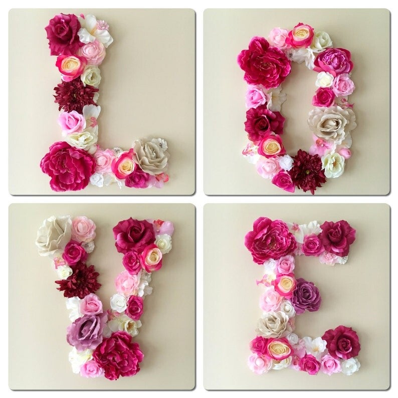 Lettre floral  🌸