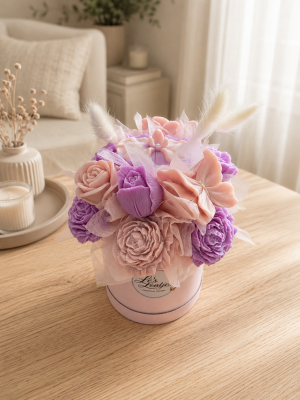 Boeket La Vie Roze/Paars