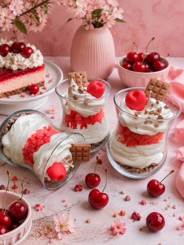 Cherry dessert
