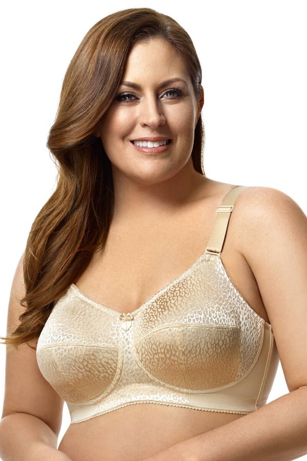 Elila Leopard Lace Softcup Full Coverage Bra 1203NU-CLEARANCE