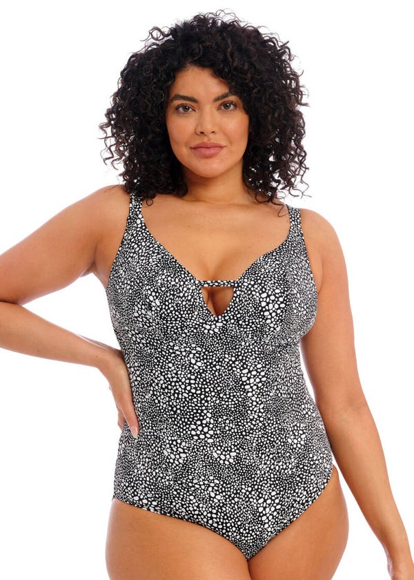 Elomi Swimwear Pebble Cove Non Wired Swimsuit ES801143BLK-CLEARANCE