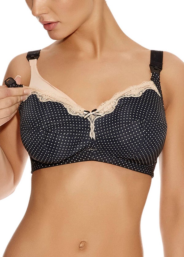 Freya Dotty Soft Cup Nursing Bra AA2034BLK-CLEARANCE