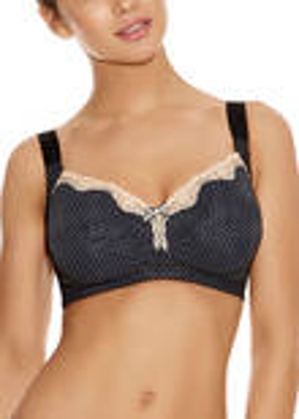 Freya Dotty Soft Cup Nursing Bra AA2035BLK-CLEARANCE
