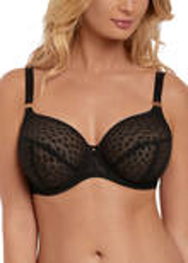 Starlight Side Support Balcony Bra AA5201BLK-CLEARANCE