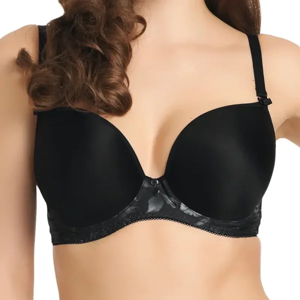 Freya Deco Shape UW Moulded Padded Bra AA1464BLK-CLEARANCE