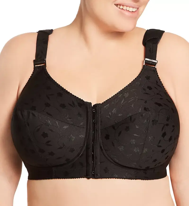 Elila Jacquard Front Close Wireless Softcup Bra 1515-CLEARANCE