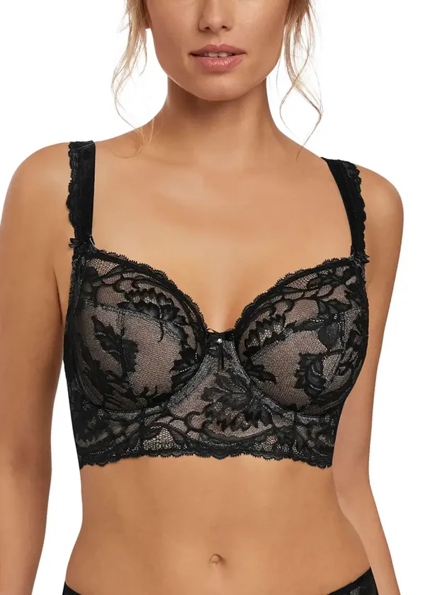 Fantasie's Bronte UW Longline Side Support Bra FL2063BLK-CLEARANCE
