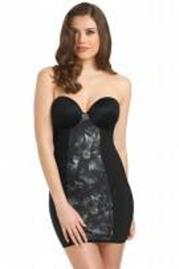 Freya Deco Shape UW Molded Strapless Slip  AA1461BLK-CLEARANCE