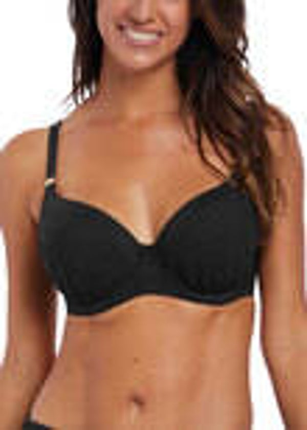 Fantasie Swimwear Ottawa Moulded Bikini Top FS6353BLK-CLEARANCE