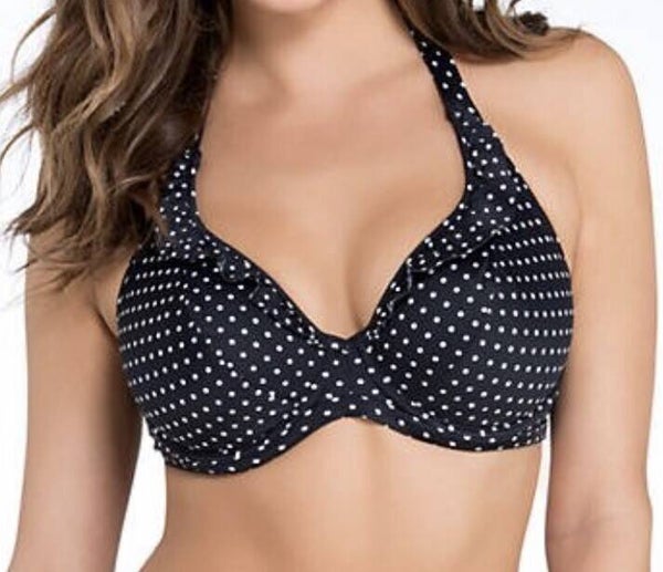 Freya Swim Pier Underwire Halter Bikini Top AS3019BLK-CLEARANCE