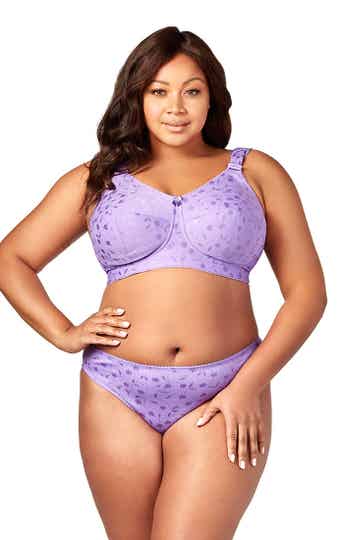 ELILA LILAC JACQUARD SOFTCUP 1305-LL-CLEARANCE