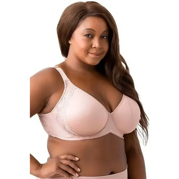 Elila Microfiber & Lace Molded Underwire Bra 2911-CLEARANCE