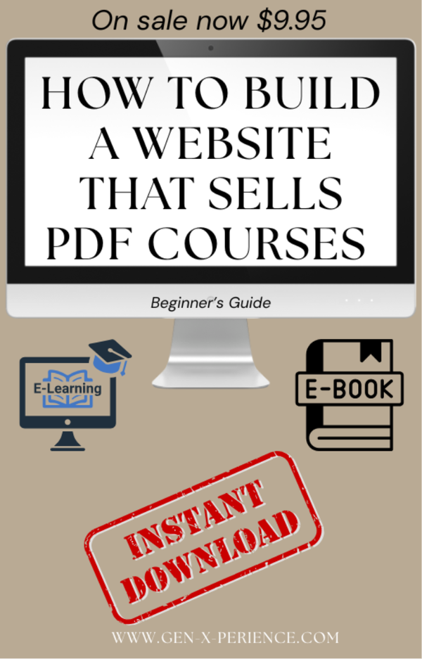 How to build a website that sells pdf courses