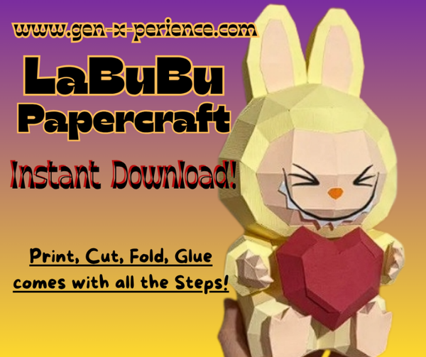 Labubu Papercraft Gen Craft