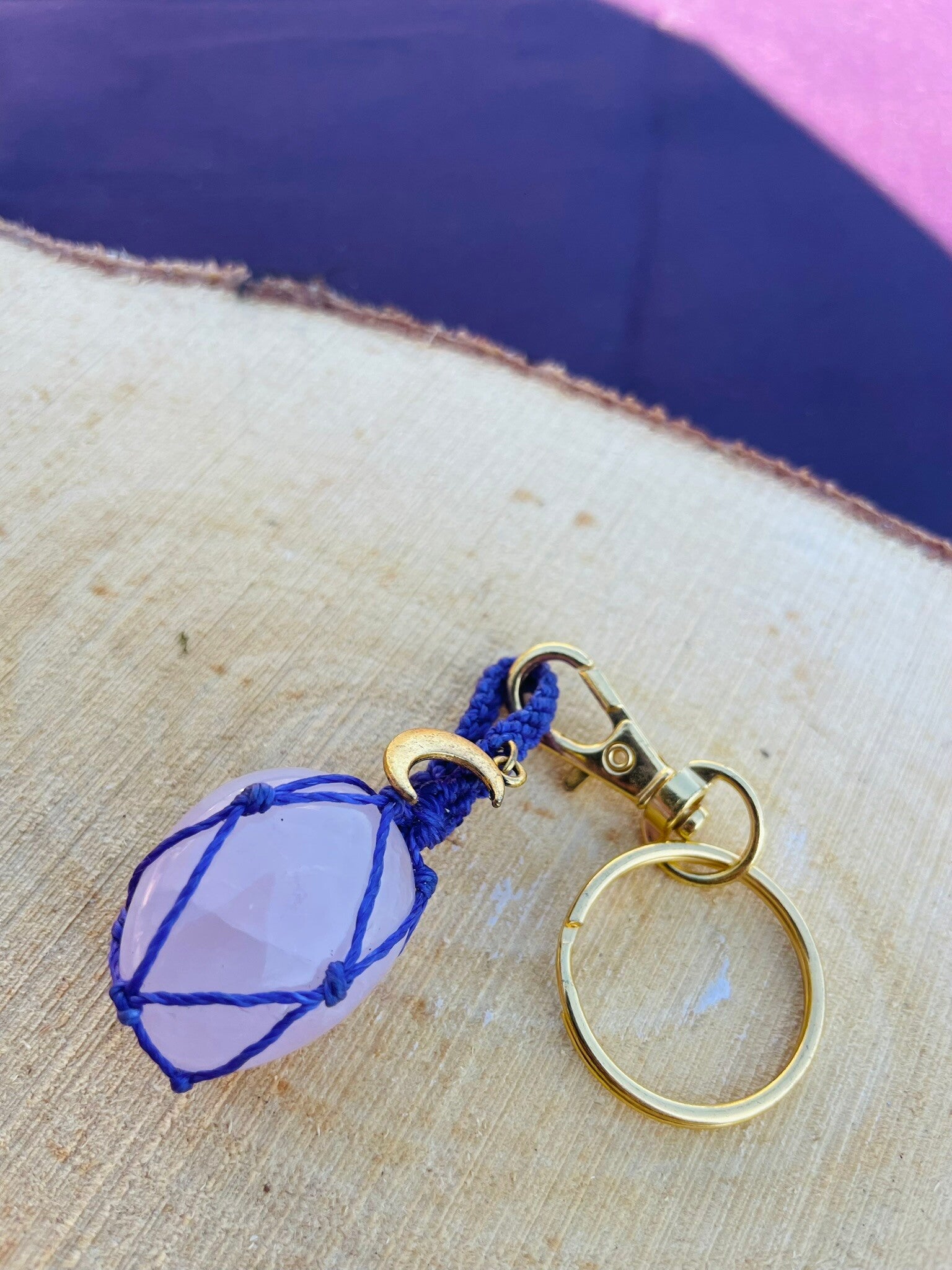 Porte clés "clé de lune"