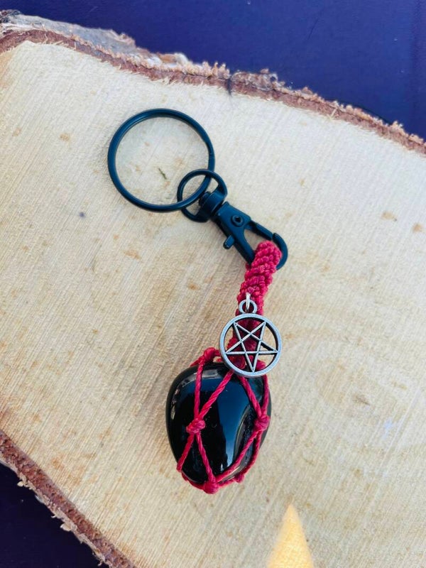 Porte clés "clé de protection"