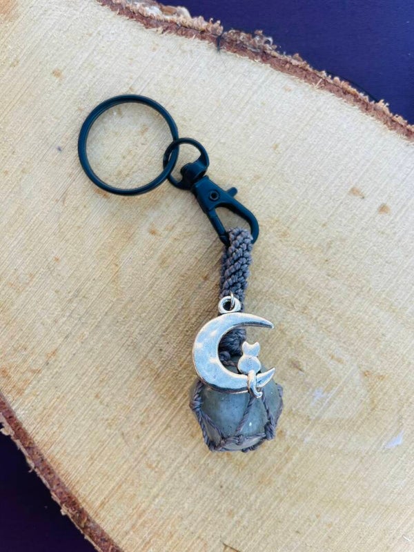 Porte clés "clé féline"