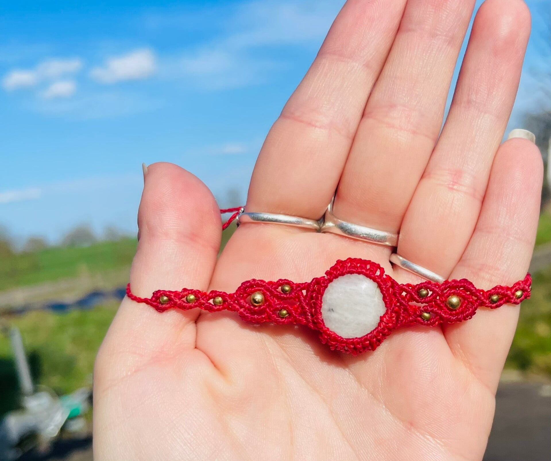 Bracelet "Lune Racine"