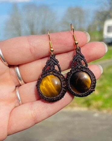 Boucles d'oreilles "Feu sacré"