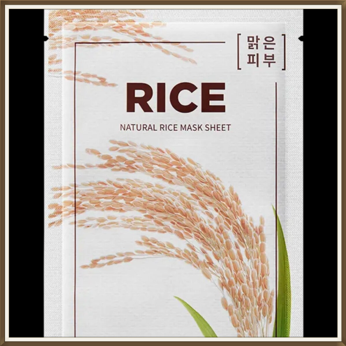 Masque en feuille naturel au riz - THE SAEM