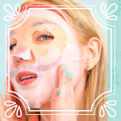 Masque en feuille père Noël "atelier du Père Noël" - SPALIFE