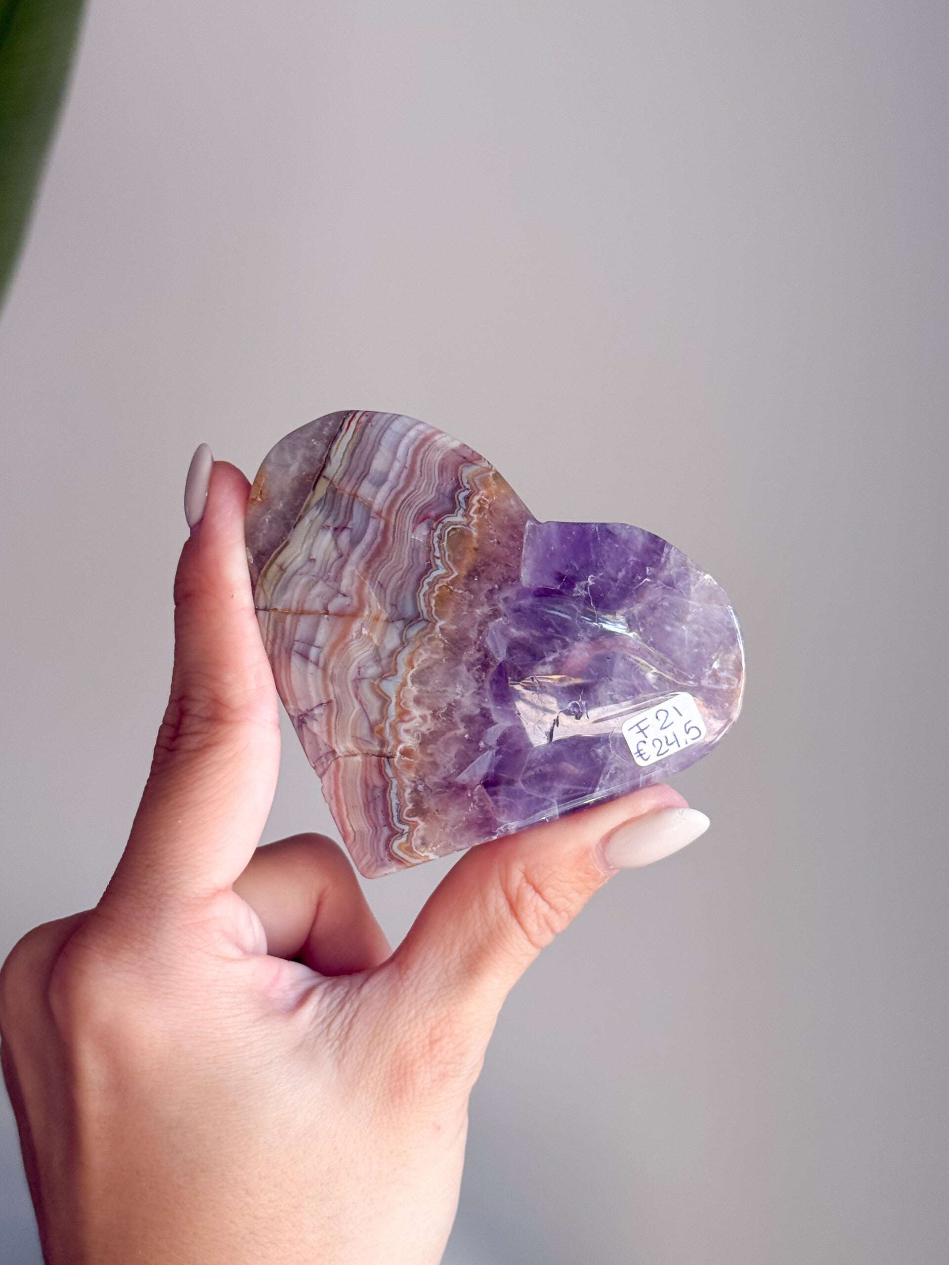 Amethist hart | F21