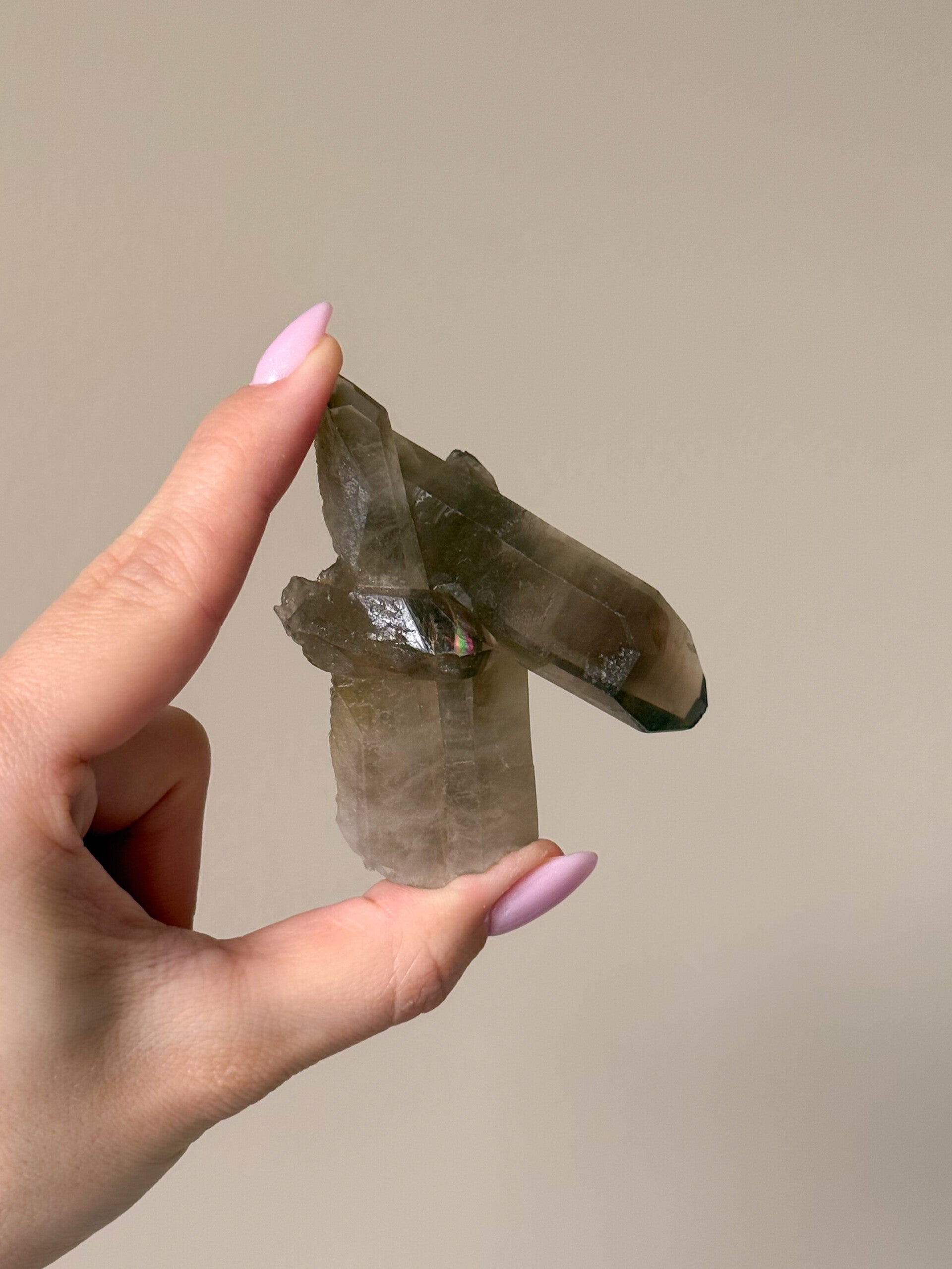 Rookkwarts cluster | C26 (regenboog!!)