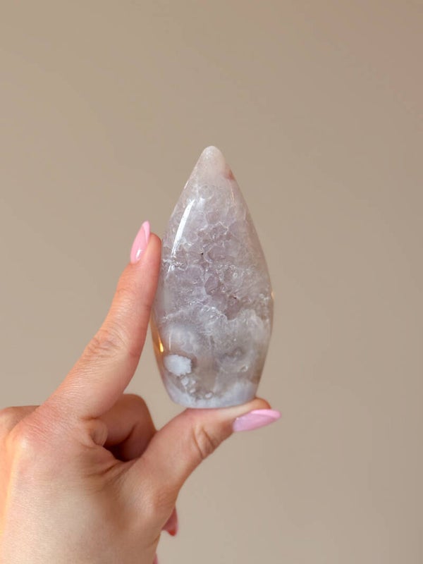 Roze amethist vlam | V4