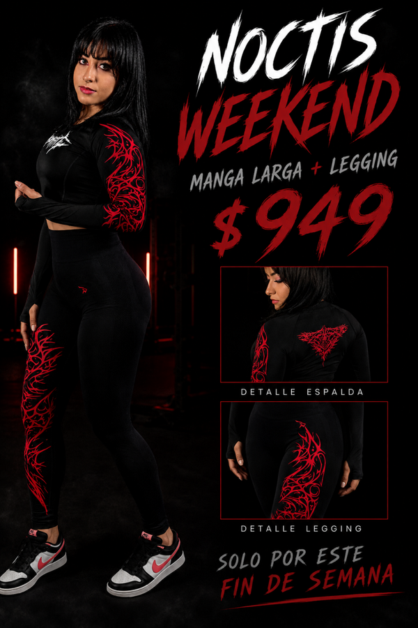 Manga Larga Crop + Legging | Edición NOCTIS