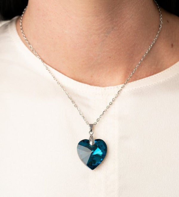 Love Hurts - Blue Necklace