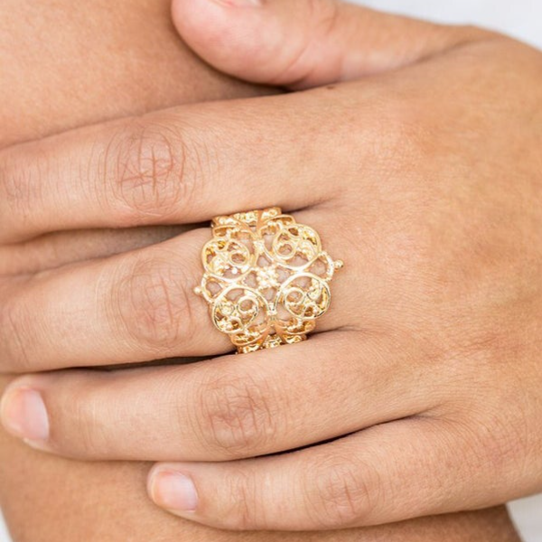 Victorian Valor - Gold Ring