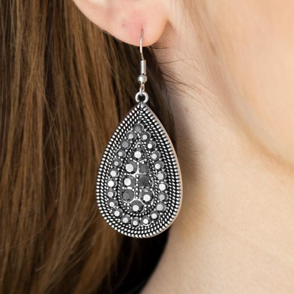 Interstellar Idol - silver  earrings