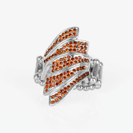 VINTAGE VAULT "Majestically Monte Carlo" Brown Ring