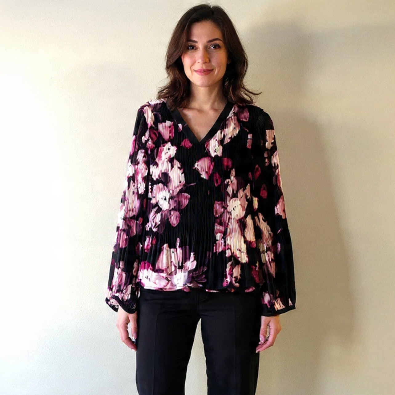 Calvin Klein Women's Small Petite /Calvin Klein Blusa talla Small