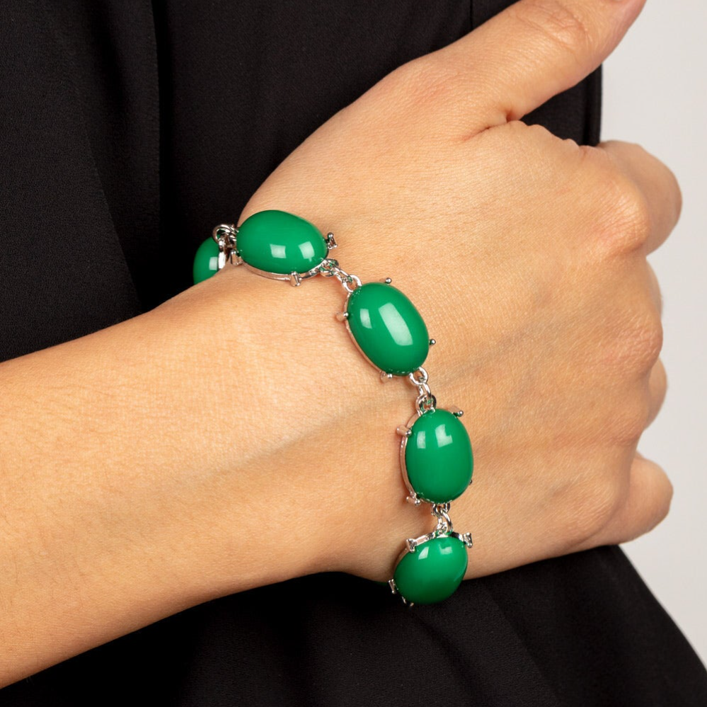 Confidently Colorful - green -  bracelet