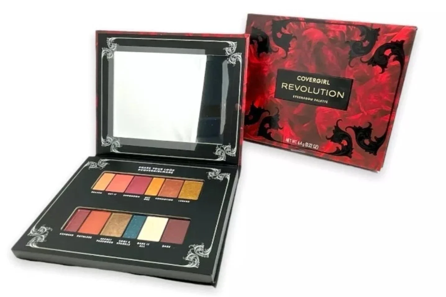 Covergirl Revolution Eyeshadow Palette w/ 12 Colors /Paleta de sombras de ojos Covergirl Revolution con 12 colores
