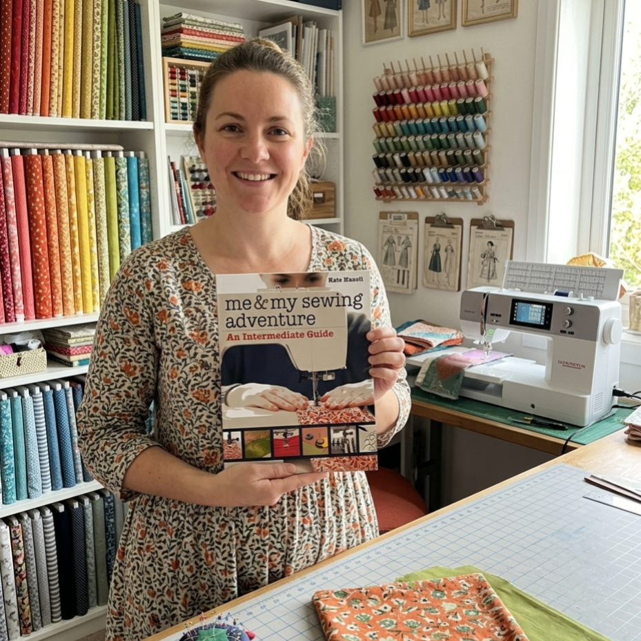 Me & My Sewing Adventure by Kate Haxell /Yo y mi aventura de costura por Kate Haxell
