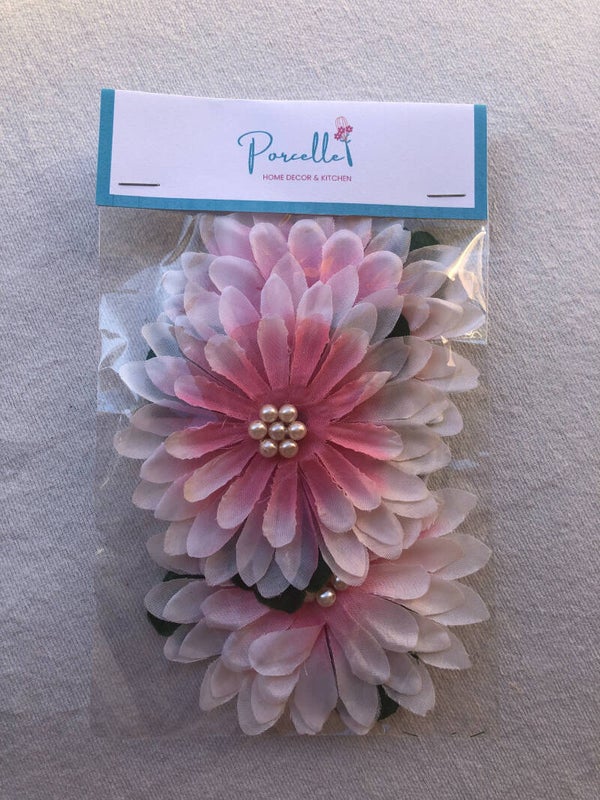 Daisy Gerber Pink Flower Magnets 3 Pack