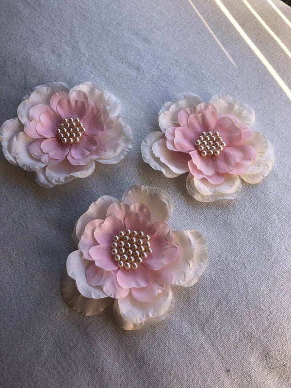 Peony flower magnet 3 set