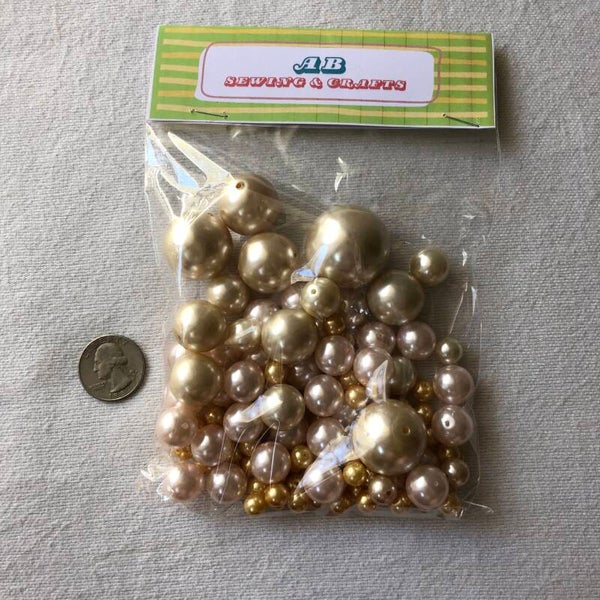 High quality Assorted sizes pearl beads