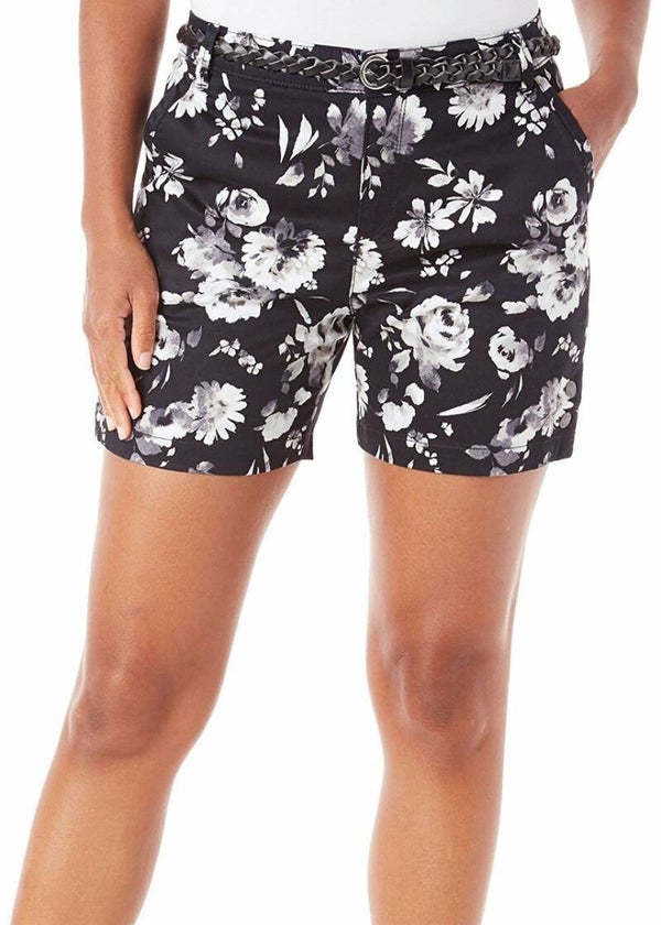 Gloria Vanderbilt Women Nimah  Bud Shorts size 16