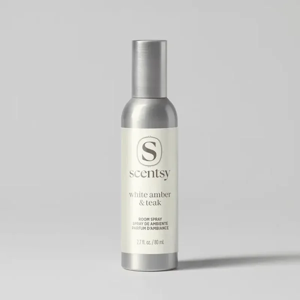 White Amber & Teak Room Spray