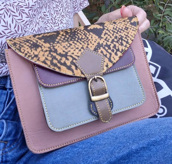 Sac en cuir recyclé Liesz