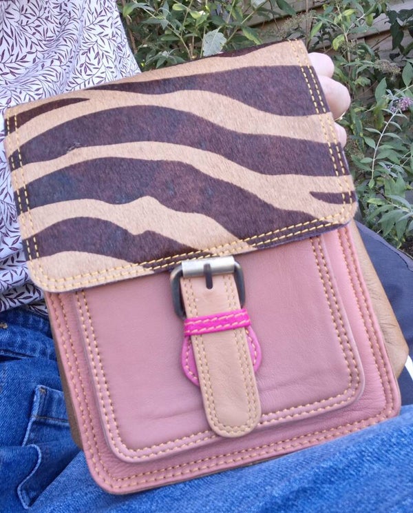 Sac en cuir recyclé Liesz vertical