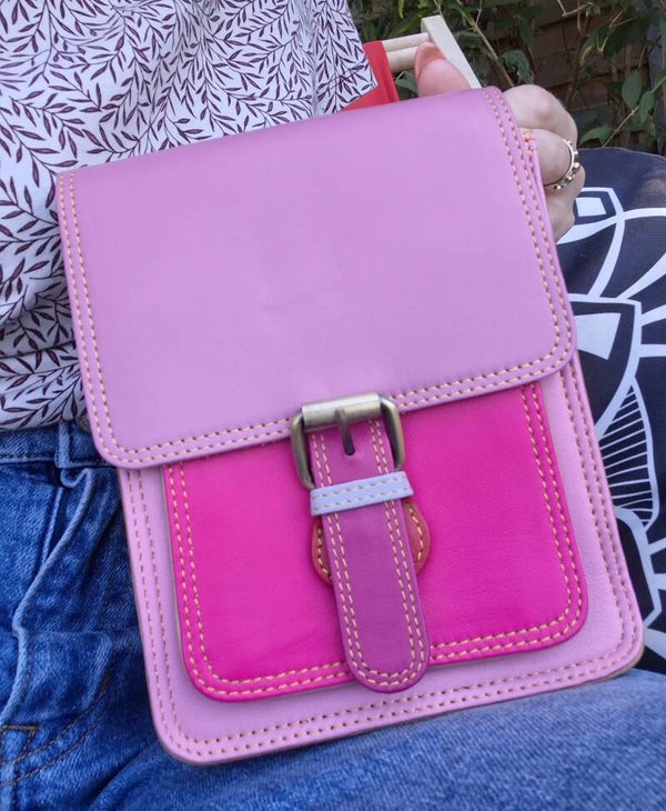 Sac en cuir recyclé Liesz vertical