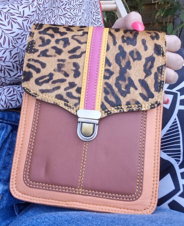 Sac en cuir recyclé Liesz vertical