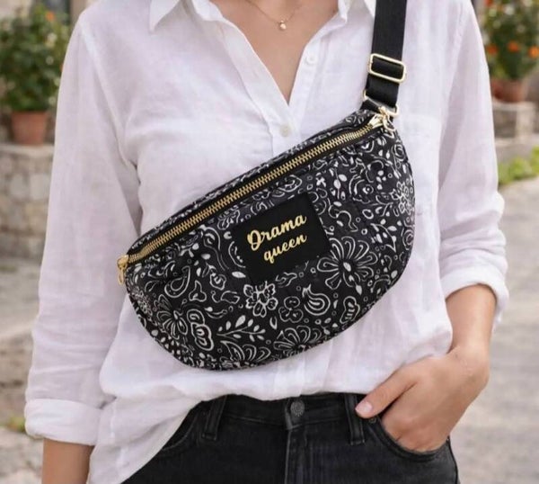 Sac banane Drama Queen noir