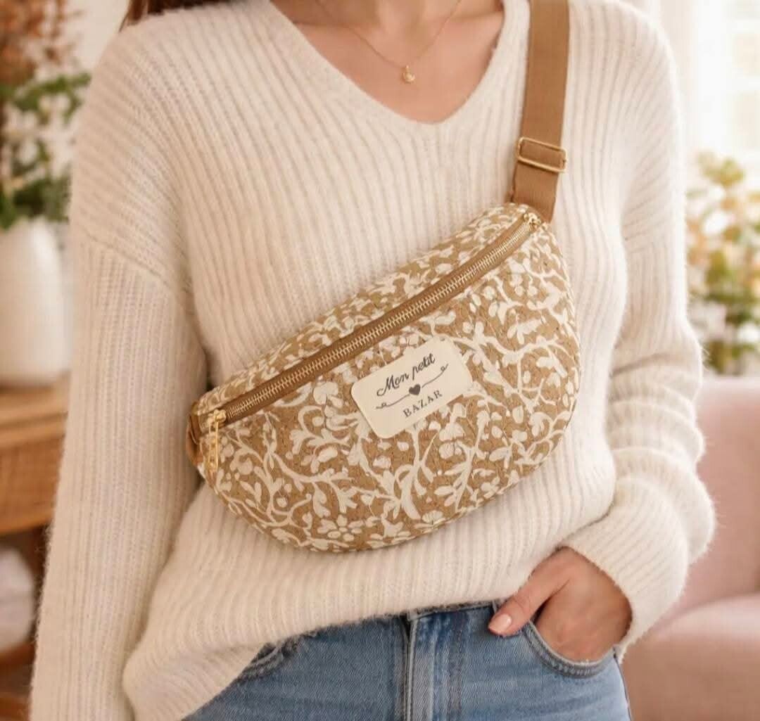 Sac banane Mon petit bazar camel
