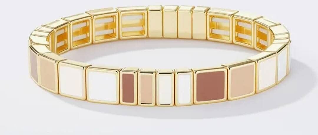 Bracelet 1 rang coloré Nude